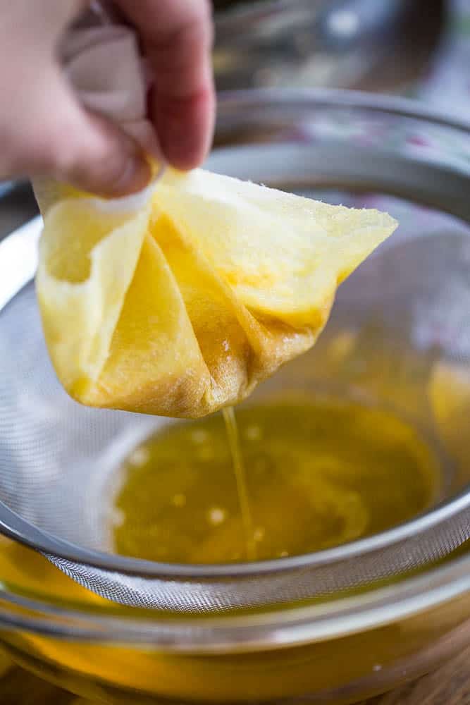 How to Make Ghee | ghee tutorial | clarified butter recipe | paleo recipes | Whole30 recipes | perrysplate.com How to Make Ghee | ghee tutorial | clarified butter recipe | paleo recipes | Whole30 recipes | perrysplate.com