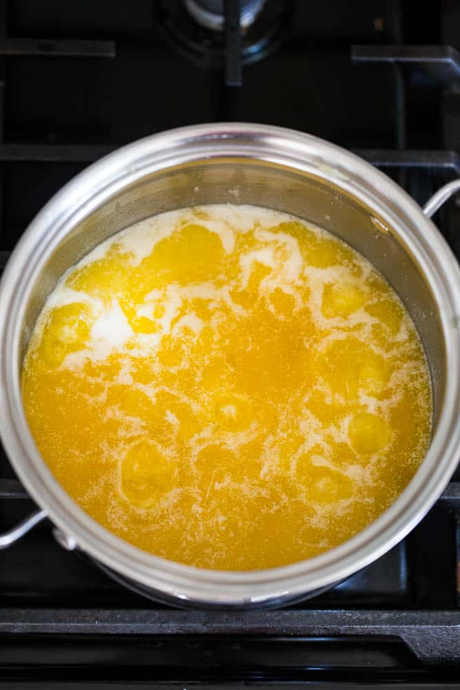 How to Make Ghee | ghee tutorial | clarified butter recipe | paleo recipes | Whole30 recipes | perrysplate.com How to Make Ghee | ghee tutorial | clarified butter recipe | paleo recipes | Whole30 recipes | perrysplate.com