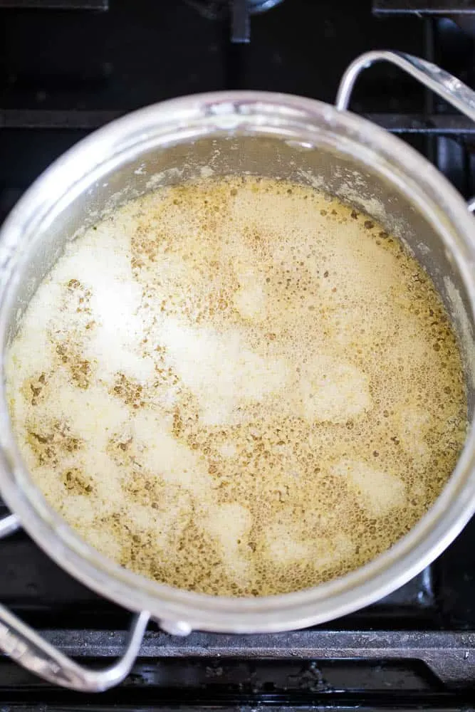 How to Make Ghee | ghee tutorial | clarified butter recipe | paleo recipes | Whole30 recipes | perrysplate.com How to Make Ghee | ghee tutorial | clarified butter recipe | paleo recipes | Whole30 recipes | perrysplate.com
