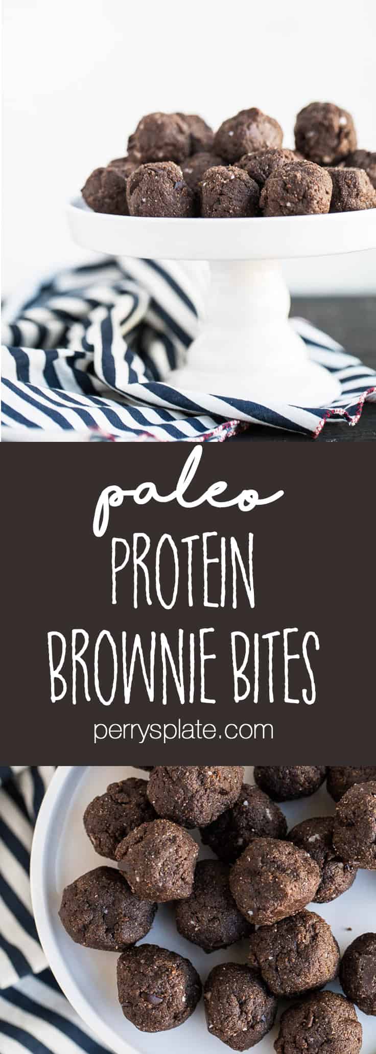 Paleo Protein Brownie Bites Perry's Plate