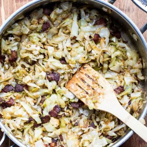 Caramelized Cabbage and Bacon