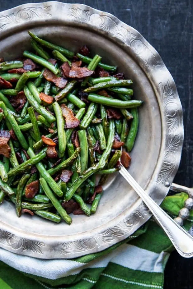Bacon Fried Green Beans