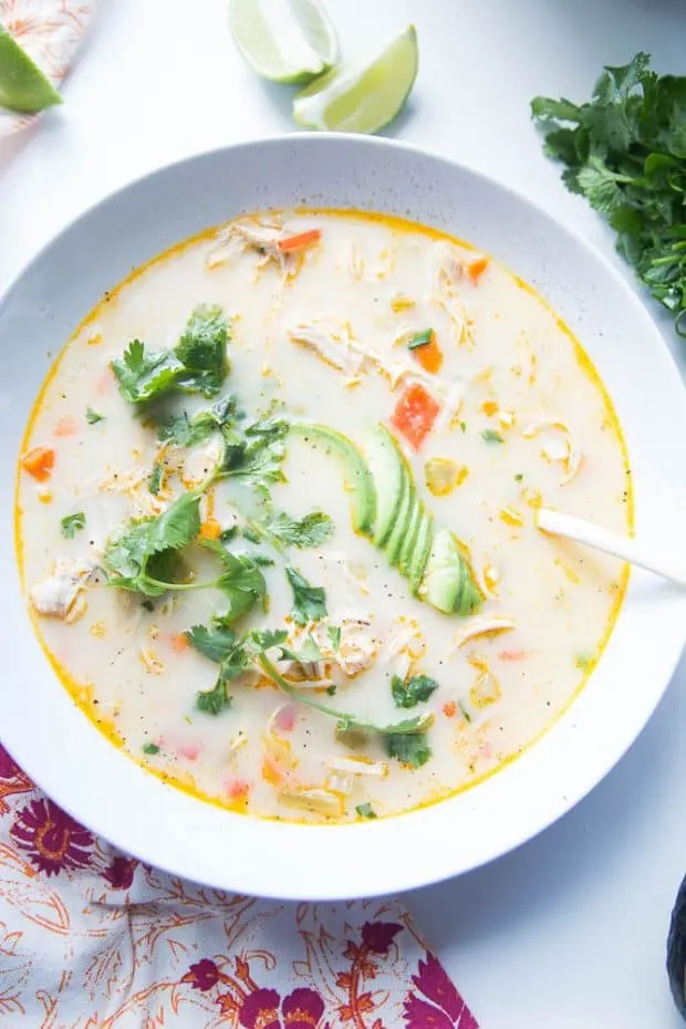 Creamy Southwest Chicken Soup for Instant Pot -- Paleo Meal Plans