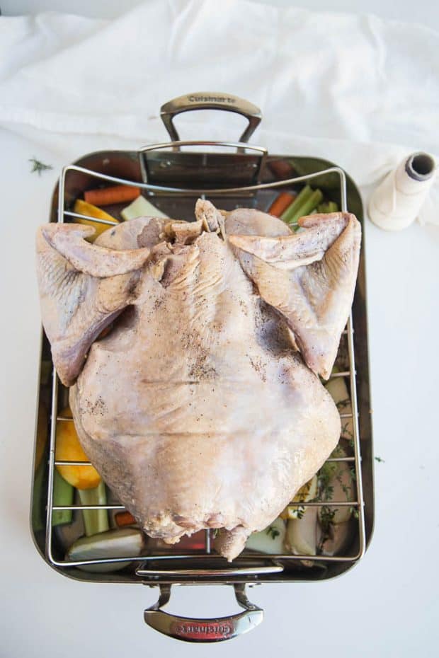 Turkey Dry Brine Recipe with Orange Rosemary Herb Butter Perry's Plate