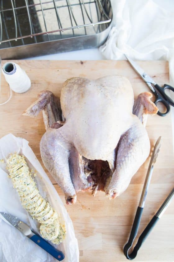 Turkey Dry Brine Recipe with Orange Rosemary Herb Butter Perry's Plate