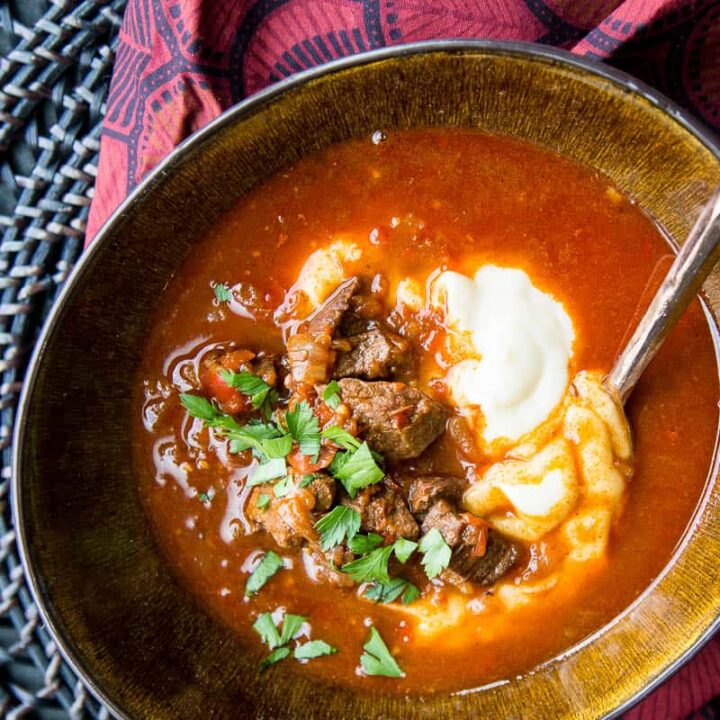 Goulash Recipe (Hungarian)