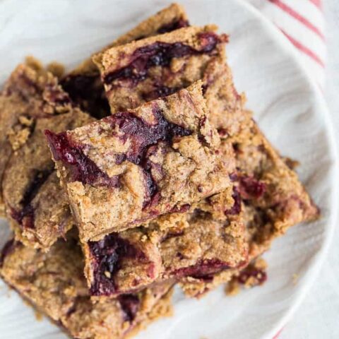 Paleo Orange Cranberry Bars