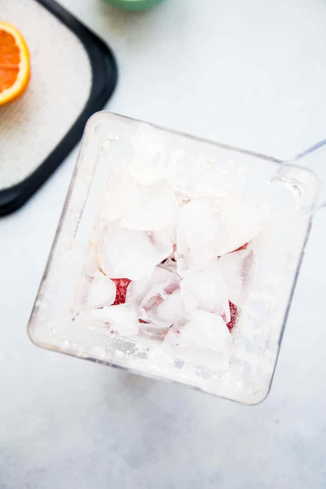 5-Minute Paleo Ice Cream (in the blender!) | paleo dessert recipes | strawberry recipes | perrysplate.com