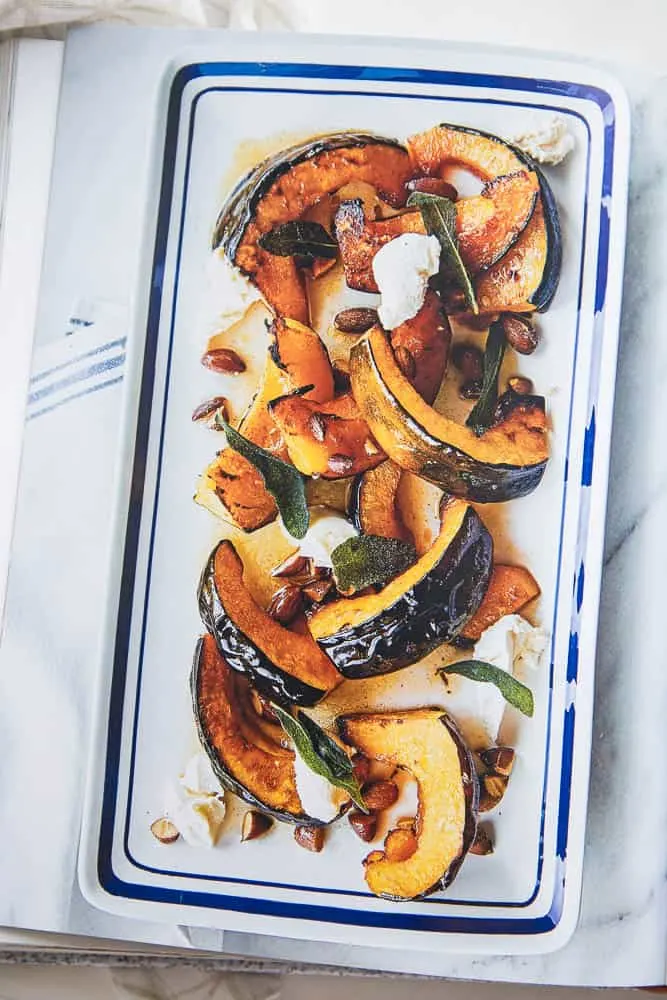 Have you ever grilled melon? It intensifies and caramelizes the natural sugars and adds a little smokiness. It's divine. This gluten-free and dairy-free Asparagus and Grilled Melon Salad is from Giada's Italy by Giada De Laurentiis. Grab the recipe and read a review of her book! | perrysplate.com