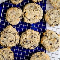 Grain Free Chocolate Chip Cookies with Sea Salt