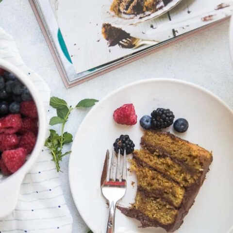 Classic Birthday Cake with Milk Chocolate Frosting