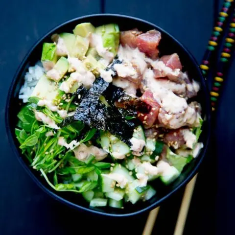 Spicy Tuna Poke Bowl