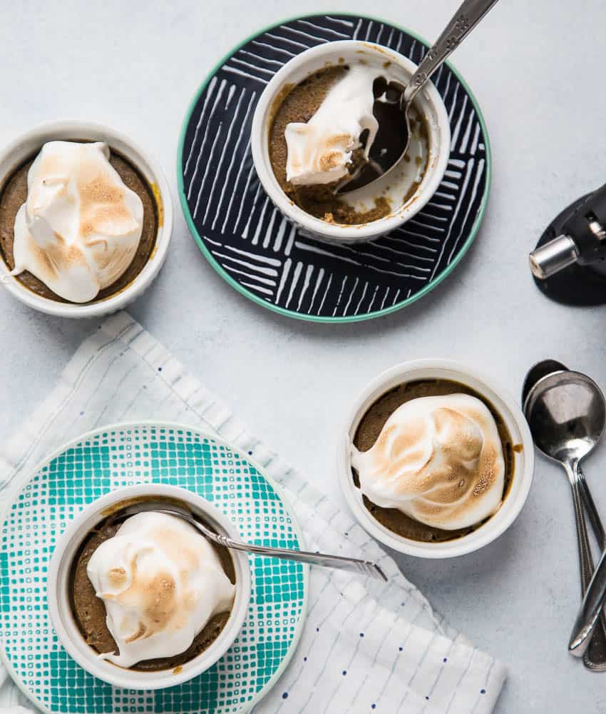 Crustless Pumpkin Pie Cups for Instant Pot! Keto & Paleo Friendly and easily made in an Instant Pot pressure cooker. Recipe from The Big Book of Paleo Pressure Cooking by Natalie Perry | perrysplate.com