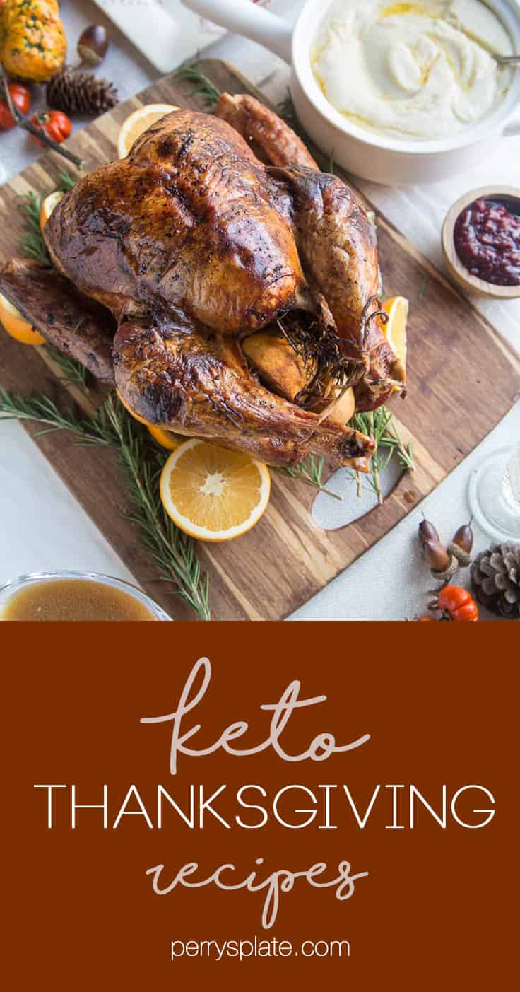 A collection of our favorite low-carb keto Thanksgiving recipes! | perrysplate.com