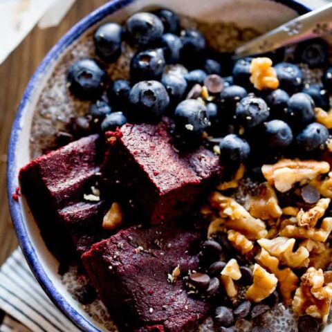 Superfood Beet Brownie Bowls