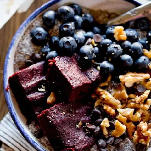 Superfood Beet Brownie Bowls