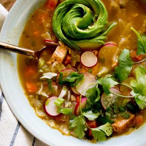 Instant Pot Chicken Tomatillo Soup