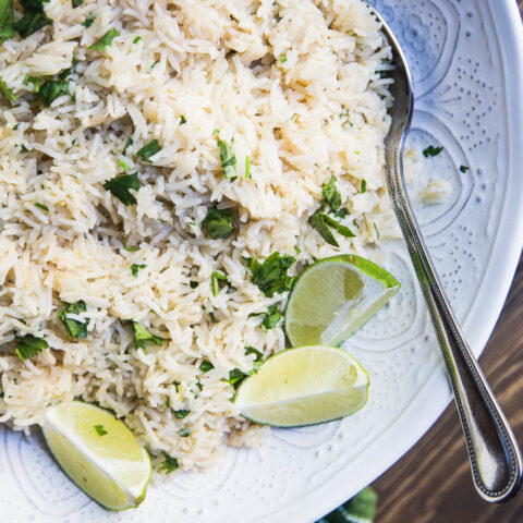 Cilantro Lime Rice (Instant Pot)