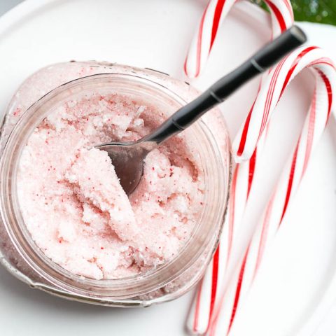 Candy Cane Sugar Scrub