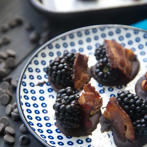 Blackberry Bacon Bark Bites