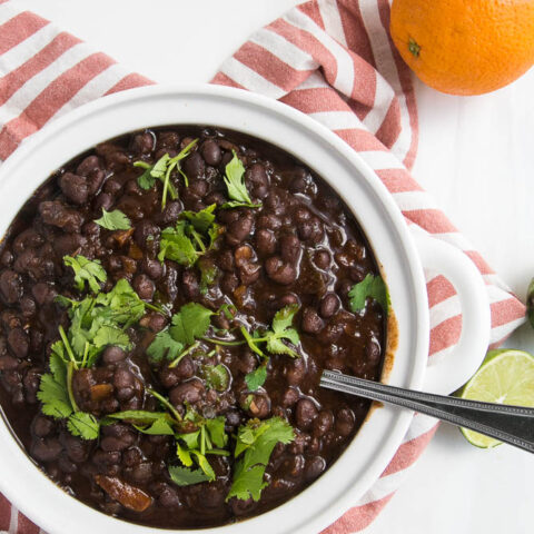 Black Beans Pressure Cooker Recipe