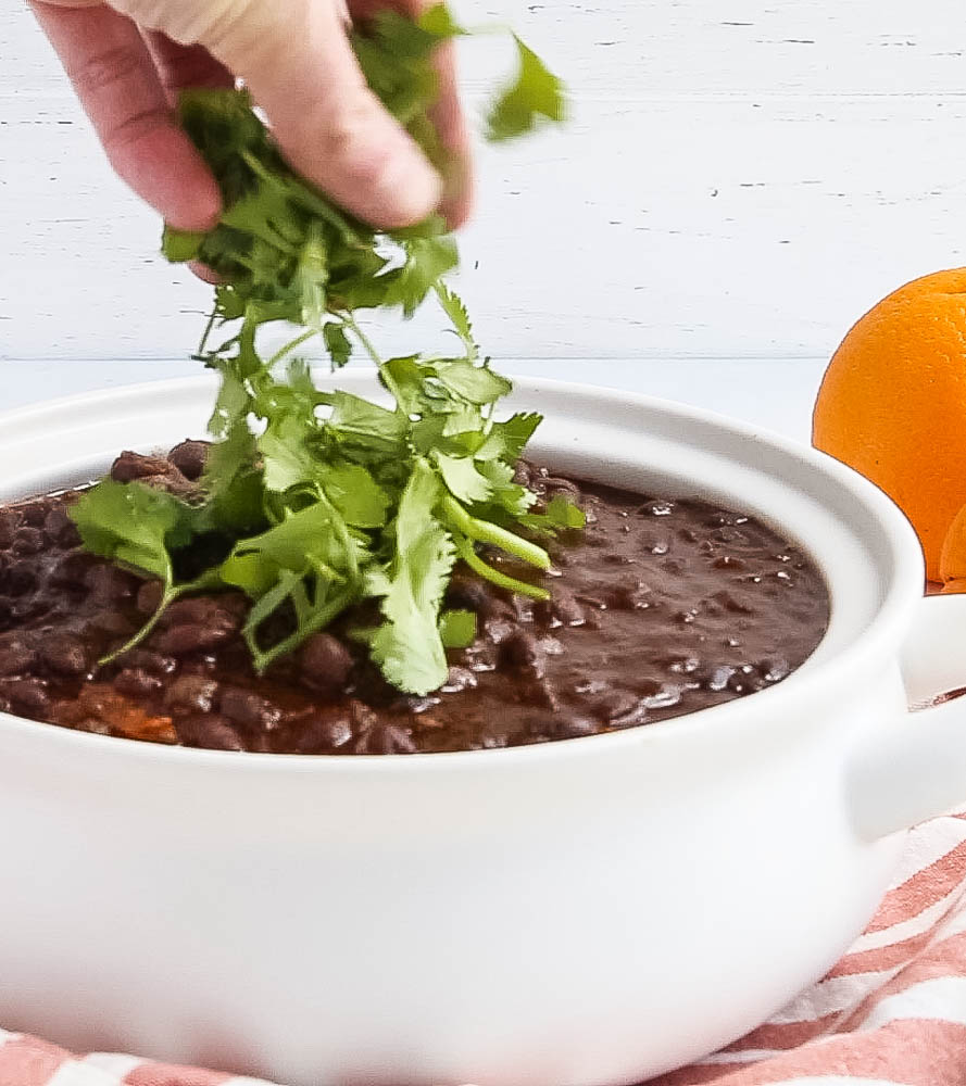 These aren't normal Instant Pot black beans. You'll want to eat these citrusy, smoky black beans all by themselves! | perrysplate.com #instantpot #instantpotrecipes 