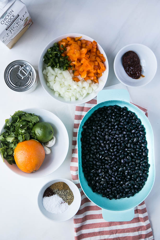 These aren't normal Instant Pot black beans. You'll want to eat these citrusy, smoky black beans all by themselves! | perrysplate.com #instantpot #instantpotrecipes 