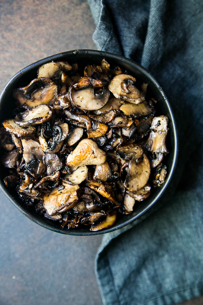 I love using brown mushrooms for roasting! Roasted mushrooms are a delicious, versatile side that add spunk to your meal.