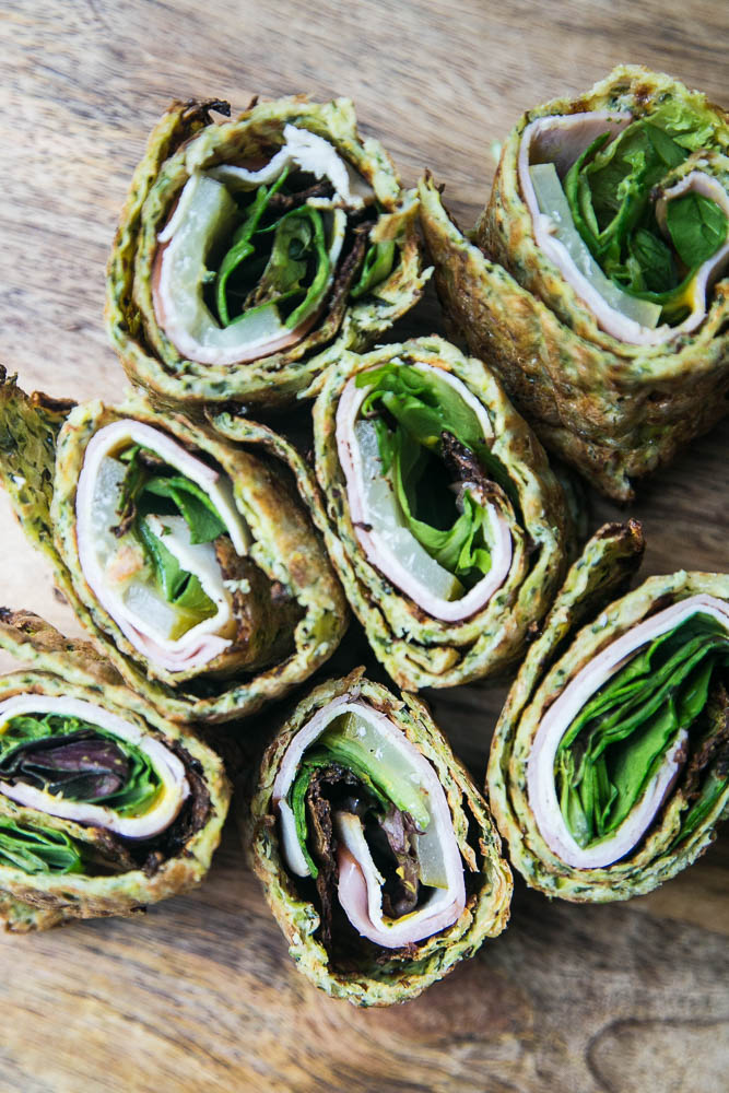 Gluten-Free Flatbread Sandwich Wraps (with Zucchini Flatbread) - Perry ...