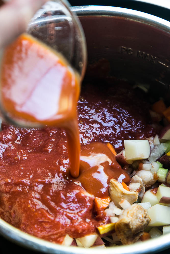 This Instant Pot Buffalo Ranch Chicken Soup is perfect for chilly winter nights and has all of your favorite buffalo ranch flavors.