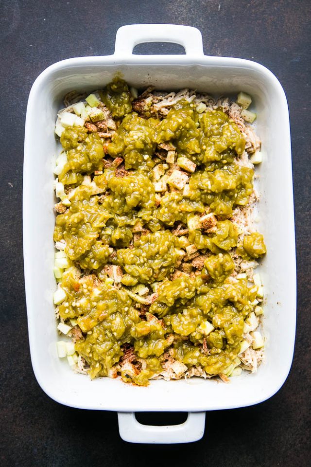 Green Chile Chicken Tamale Pie (CornFree) Perry's Plate