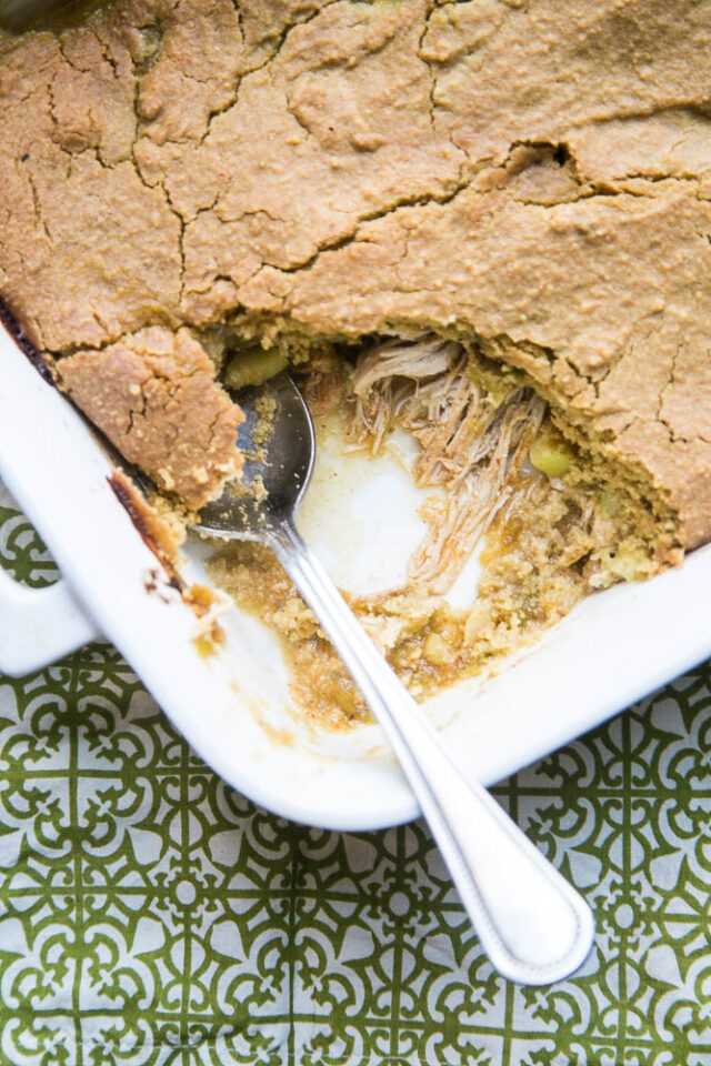Green Chile Chicken Tamale Pie (CornFree) Perry's Plate