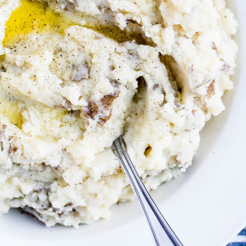 Instant Pot Mashed Potatoes (No Drain)