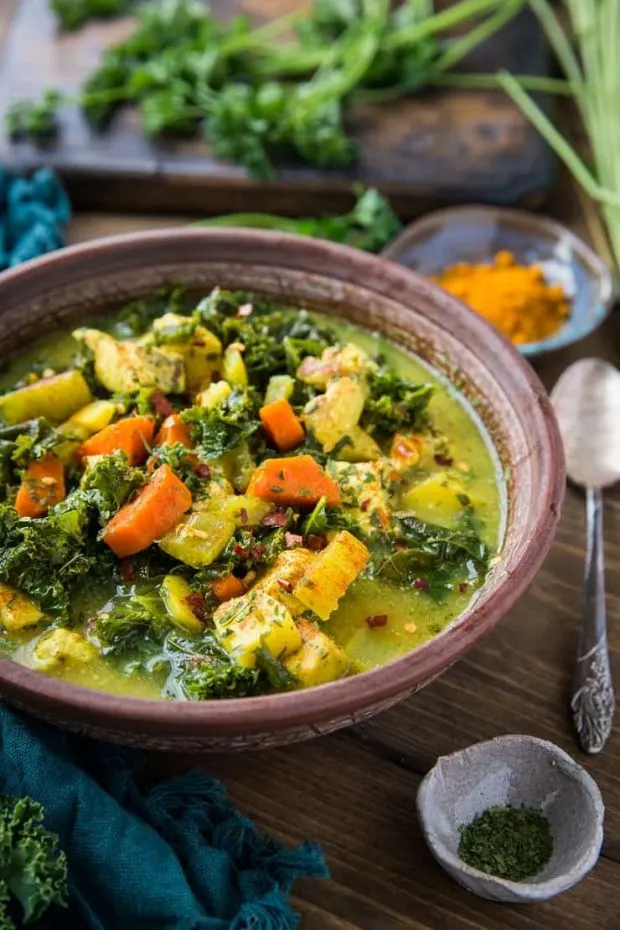 Immune-Boosting Turmeric Chicken Soup is an easy & delicious soup that is paleo, Whole30, AIP, and keto friendly! Immune-Boosting Turmeric Chicken Soup is an easy & delicious soup that is paleo, Whole30, AIP, and keto friendly!