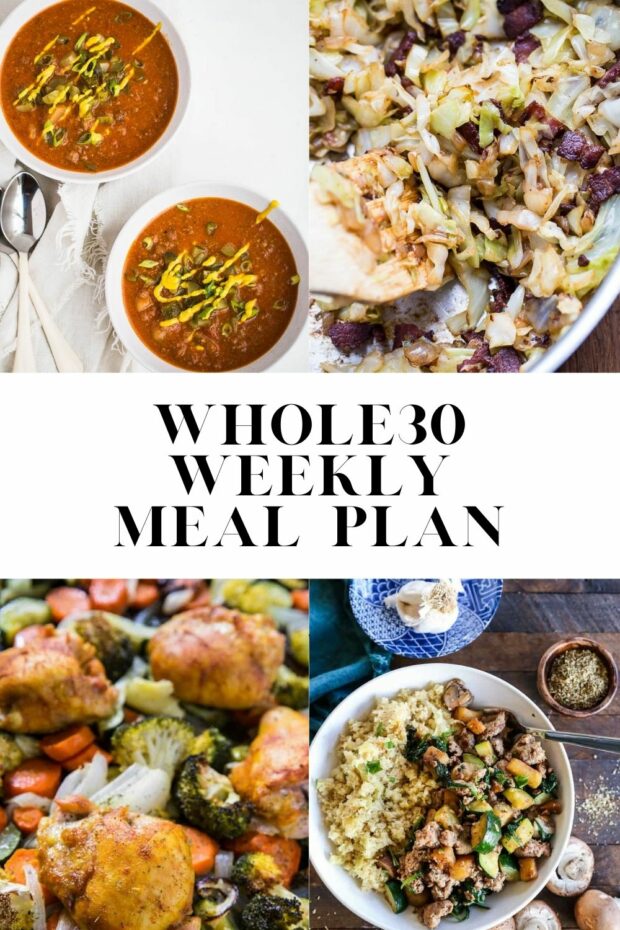 Whole30 meal plan! Also paleo friendly and can be adapted to low-carb/keto.