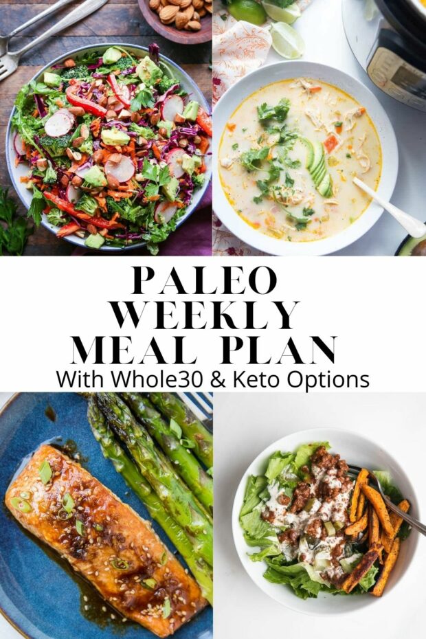 Paleo meal plan with lots of bold flavors and bright colors! Seasonal recipes perfect for winter.