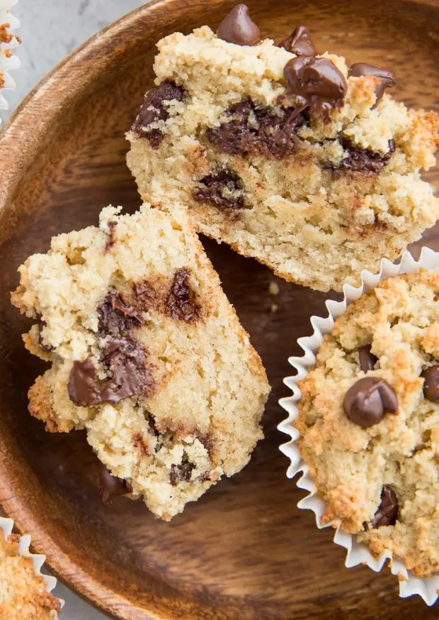Keto Chocolate Chip Cookie Muffins -- Paleo Meal Plans Keto Chocolate Chip Cookie Muffins -- Paleo Meal Plans