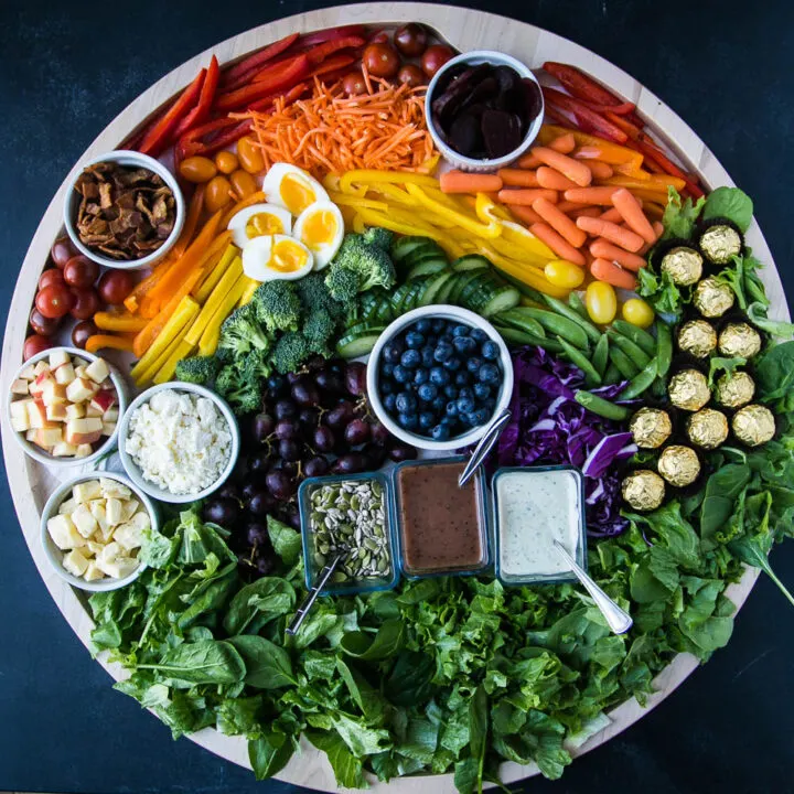 Rainbow Charcuterie Board