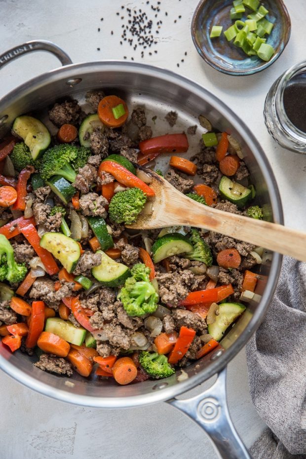 30-Minute Teriyaki Beef Skillet -- Paleo Meal Plans