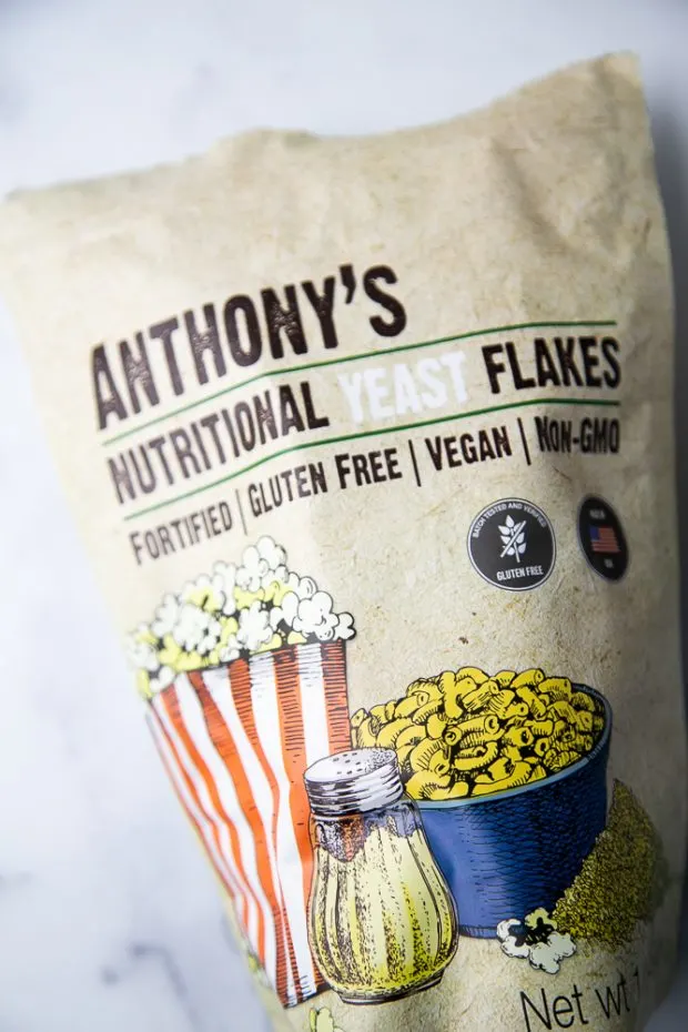 A package of Anthony's nutritional yeast flakes to use in homemade taco seasoning