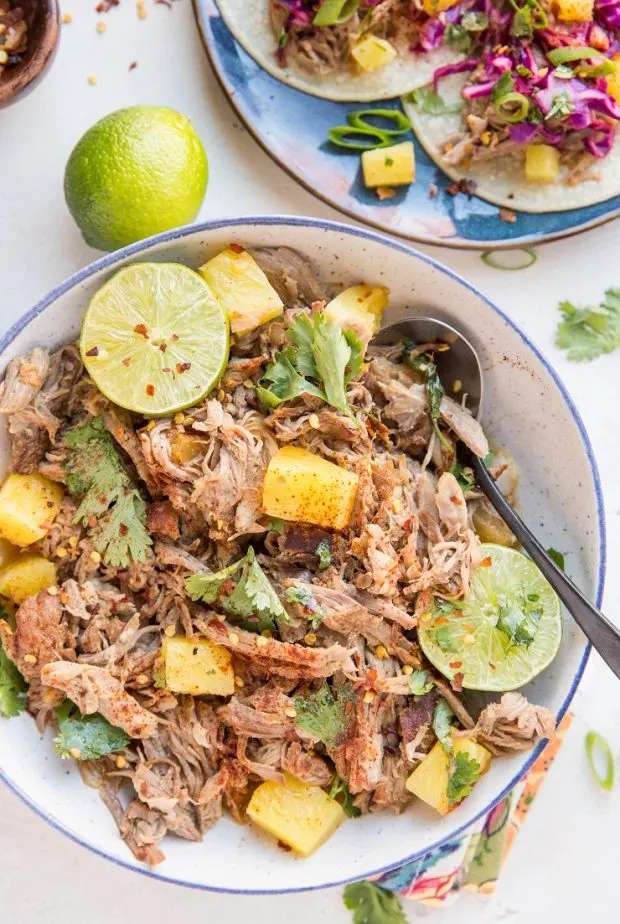 Instant Pot Pulled Pork with Pineapple