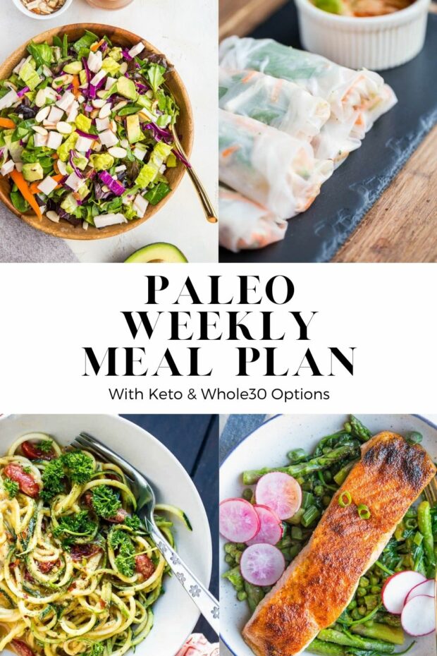 Free Paleo Meal Plan -- Week 11. Lots of easy, paleo-friendly meals with keto & Whole30 adaptations!