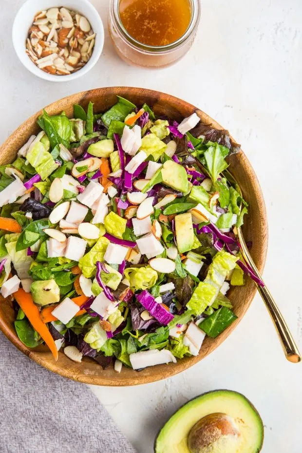 Sesame Turkey Avocado Chopped Salad