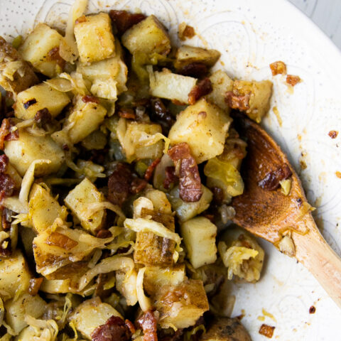 German Style Potatoes and Sauerkraut