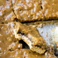 Paleo Samoa Cookie Bars