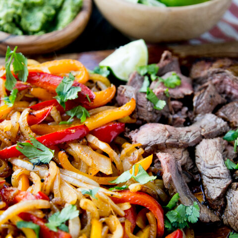 Marinated Steak Fajitas