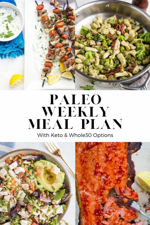 Paleo Meal Plan - lots of healthy, easy meals for busy families!