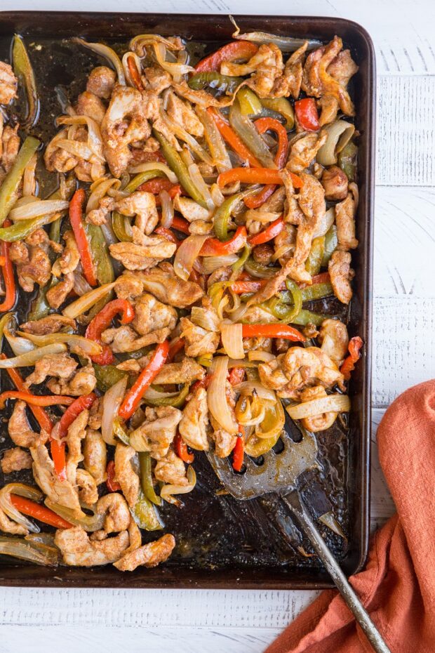 Sheet Pan Chicken Fajitas