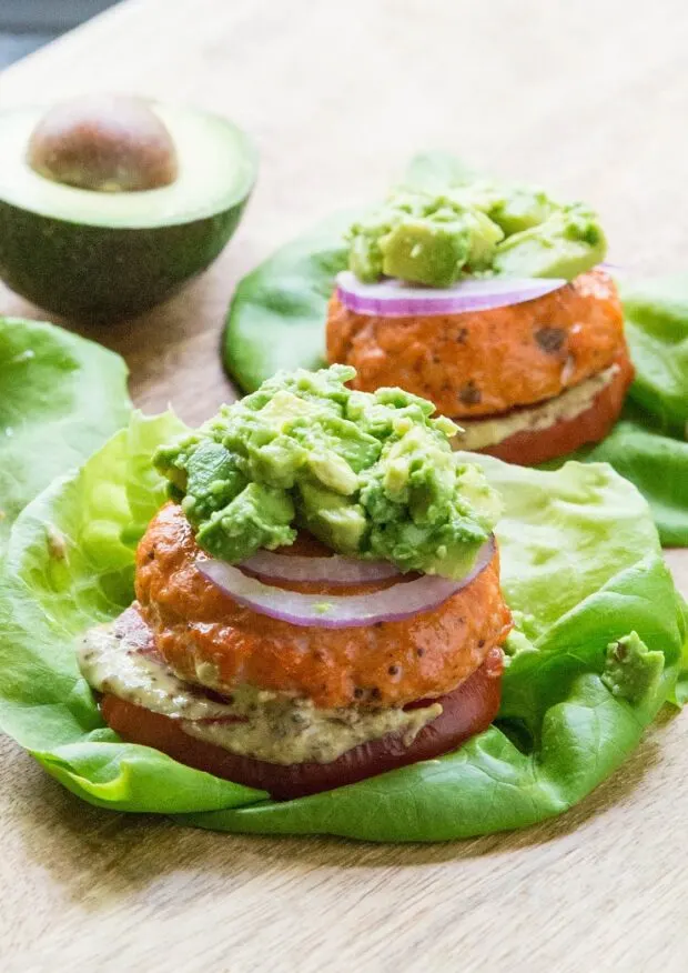 Baked Salmon Burgers