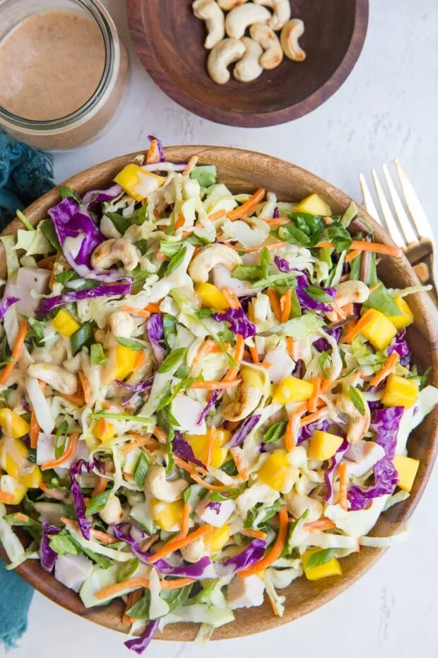 Thai Chicken Chopped Salad -- part of this week's Free Paleo Meal Plan.